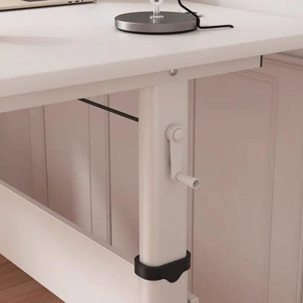 BrightNest Adjustable Steel Study Table – Modern Minimalist Children’s Desk with Rounded Corners & Strong Load-Bearing Design