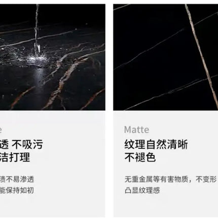 CelesteRound Modern Slate Nightstand – Minimalist Luxury Metal Side Table with Drawer for Bedroom & Living Elegance