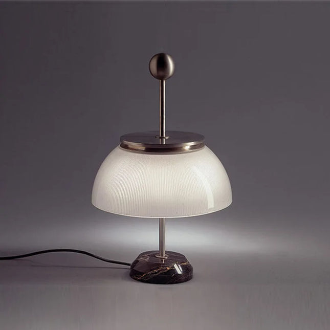 The Calvert Light – Postmodern Industrial Glass Table Lamp for Bedroom & Study
