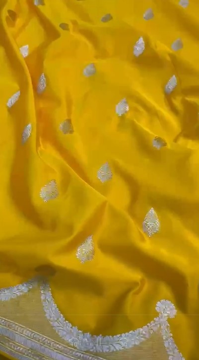 Designer Mashru Satin Silk Zari Work Saree