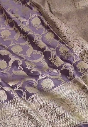 Banarasi Handwoven Pure Katan Silk Saree