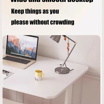 BrightNest Adjustable Steel Study Table – Modern Minimalist Children’s Desk with Rounded Corners & Strong Load-Bearing Design