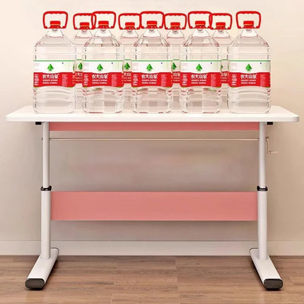 BrightNest Adjustable Steel Study Table – Modern Minimalist Children’s Desk with Rounded Corners & Strong Load-Bearing Design