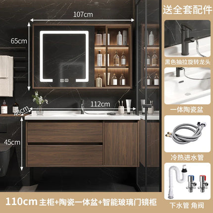 Vertura Luxe Cabinet – Slimline Modern Bathroom Storage Tower for Sculpted Living