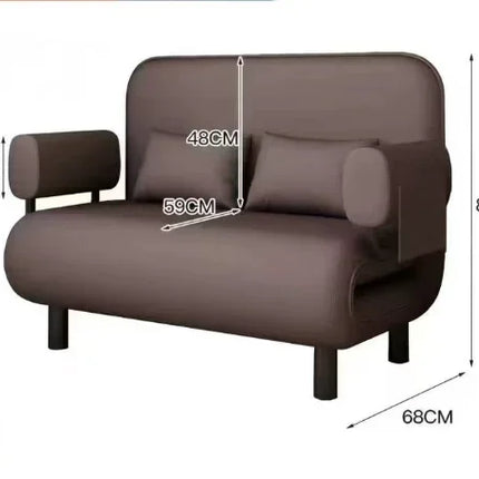 Bonney Rêve Convertible Sofa Bed — Modern Folding Telescopic Design for Small Apartments, Balcony Lounges & Single Suites