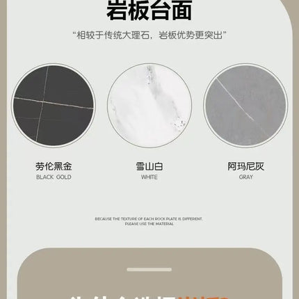 CelesteRound Modern Slate Nightstand – Minimalist Luxury Metal Side Table with Drawer for Bedroom & Living Elegance