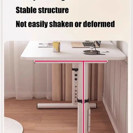 BrightNest Adjustable Steel Study Table – Modern Minimalist Children’s Desk with Rounded Corners & Strong Load-Bearing Design