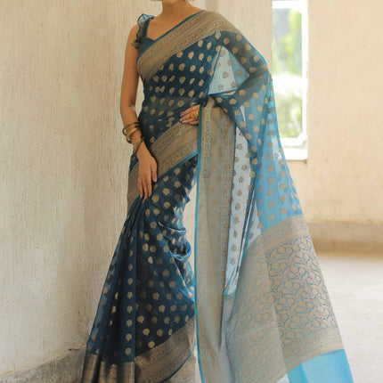 Banarasi  Kora Silk Saree