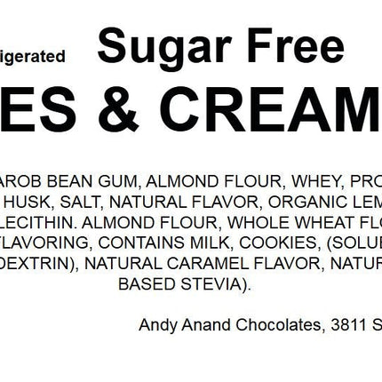 Andy Anand Deliciously Indulgent Sugar Free Cookies & Cream Cake 9" - Best Birthday Cakes Delivery From Bakery - Irresistible Cake Creation (2 lbs)