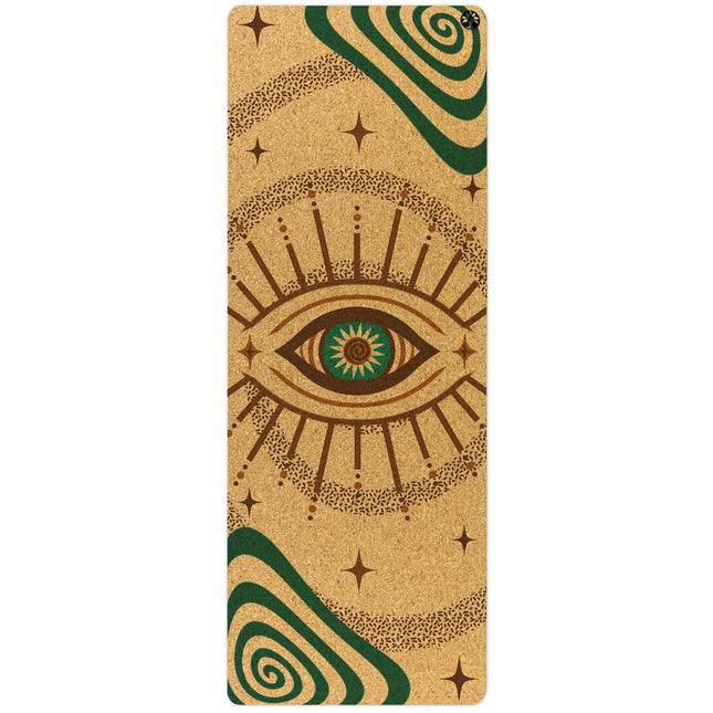 Swirly Flow Nomad Cork Yoga Mat