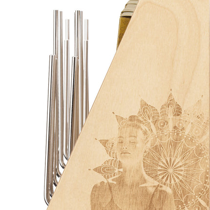 21-Piece Planetary Tuned Tuning Fork Chakra Display Set