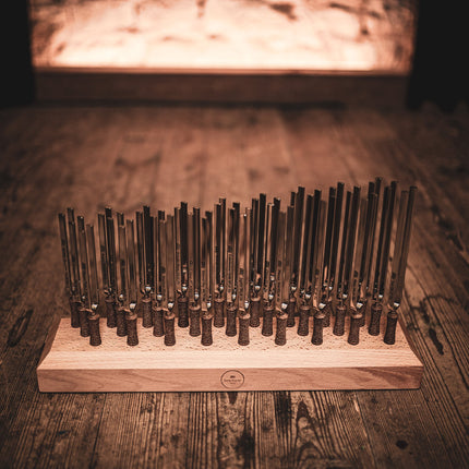 27-Piece Planetary Tuned Tuning Fork Set incl. Holder