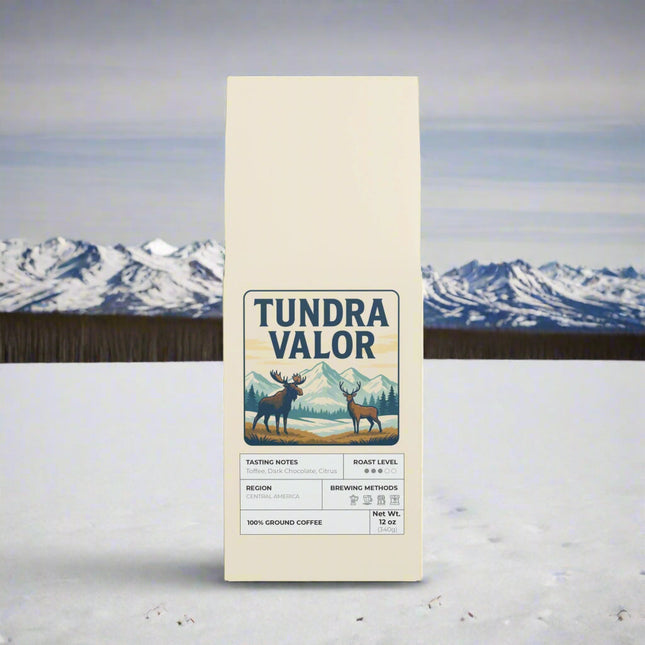 Tundra Valor Coffee Blend Medium Roast Daily Power Fuel (12oz)