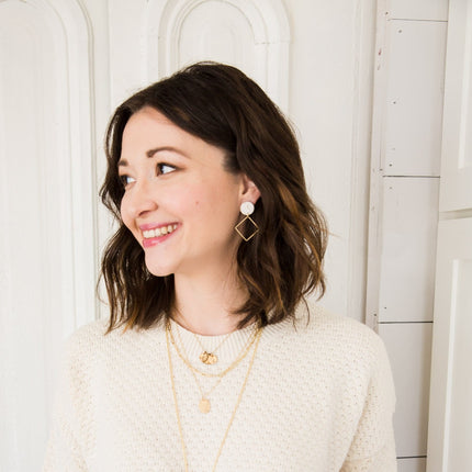 White Birch Lara Earrings