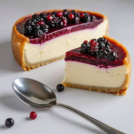Andy Anand Wild Berry Cheesecake 9" - Made in Traditional Way - Creamy Delight for Every Occasion (2.8 lbs)