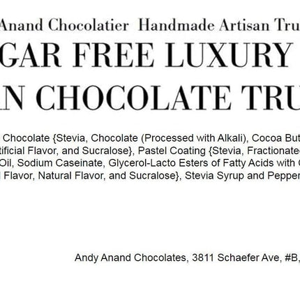 Andy Anand 48 Pc Sugar Free Chocolate Truffles – Pure Delight, Premium Belgian Truffles Made with 60% Chocolate (Cocoa Butter)
