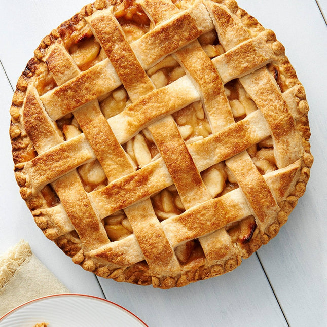 Andy Anand Apple Pie 10" - 4.5 lbs Indulgence in Every Bite, Classic Comfort: Baked Apple Pie with Tender Apples and Flaky Crust