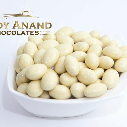 Andy Anand Belgian White Chocolate Coated Cranberries – 1 lb, Chocolicious Joy & Chocolate Bliss, 60% Cocoa Butter, Perfect Gift for Chocolate Lovers