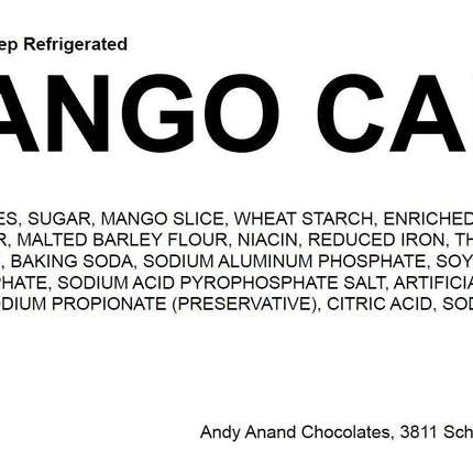 Andy Anand Exquisite 9" Cake: Freshly Crafted in Traditional Style Mango Cake ,Delight in Its Luxuriously Creamy Texture and Intense Flavor