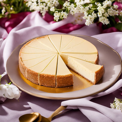 Andy Anand Delicious Sugar Free & Gluten-Free New York Cheesecake 9" - Rich Creamy Best Gourmet New York Cheese cake Near Me For Celebrations & Dessert Lovers (2 lbs)