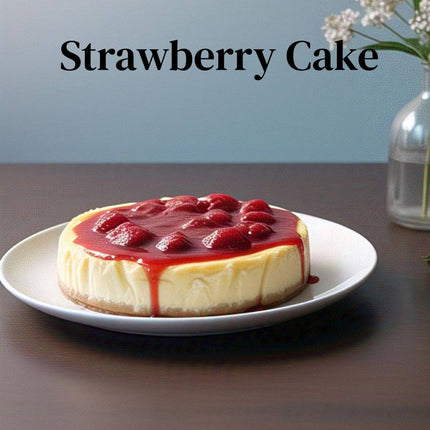 Andy Anand Delicious Traditional Strawberry Cake -  Mouth-Watering Homemade Cakes For Birthday Celebration - with Flavor and Irresistible Taste (2 lbs)
