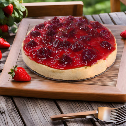 Andy Anand Exquisite 9" Cake: Freshly Crafted in Traditional Style Mango Cake ,Delight in Its Luxuriously Creamy Texture and Intense Flavor