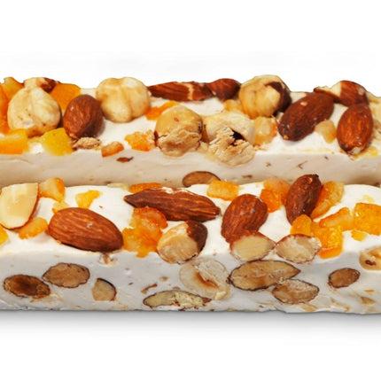 Andy Anand Deliciously Divine Orange Peel Soft Turron Nougats with Wildflower Honey - Turron Nougat Candy - A Traditional Spanish Treat - Indulgence in Every Bite 7 Oz