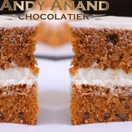 Andy Anand Deliciously Indulgent Sugar Free Carrot Cake - Amazing Freshly Baked,  Delight in Every Bite, Delicious, Decadent (3.2 lbs)