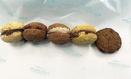 Andy Anand Deliciously Italian Authentic Baci Di Dama Cookies (Lady’s Kisses) 20 Pcs , Gluten Free, Made In Italy, Baci Di Dama: The Italian Cookies That Will Steal Your Heart