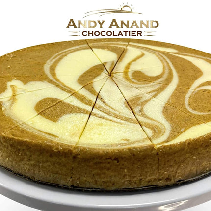Andy Anand Sugar Free Pumpkin Cheesecake - Deliciously Freshly Goodness, Best Cheese Cake For Celebrations & Delicious Healthy Dessert (2 lbs)