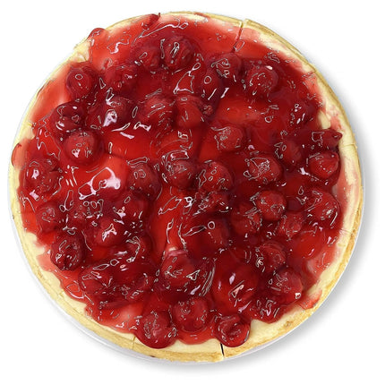 Andy Anand Freshly Baked Traditional Cherry Cheesecake 9" - Masterfully Crafted, Indulge in Delicious Classic Cheesecake - Creamy Delight! (3.4 lbs)