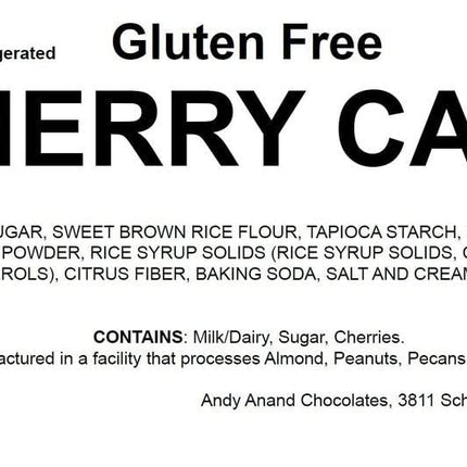 Andy Anand Gluten Free Cherry Cake 9" - Amazing-Delicious-Decadent Indulge in Freshly Baked Cakes From Bakery (2.9 lbs)