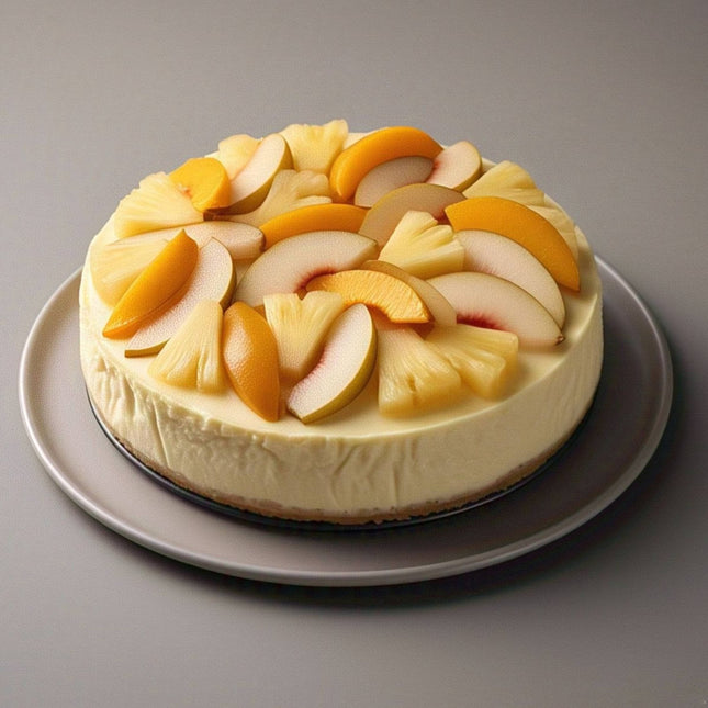 Andy Anand Indulgent Sugar Free Tropical Fruit Cheesecake - Real Fruits & Fresh Cream, Appetizing Best Cheese Cake Near Me For Celebrations & Dessert Lovers (2 lbs)