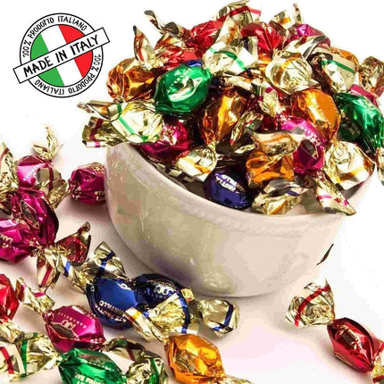 Andy Anand Italian 170 Pc Fruit Flavored Hard Sugar Free Fruit Hard Candy Mega Pack of 6 flavors Keto & Diabetic-Friendly, A Delicious and Healthy Alternative 7 Oz