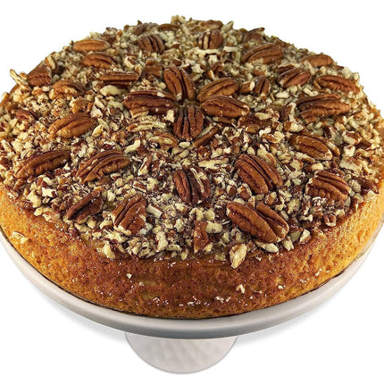Andy Anand Gourmet Sugar Free Gluten Free Caramel Pecan Cake 9" - Keto Friendly Sugar Free Bakeries Handcrafted Diabetic Cake 2.8 lbs