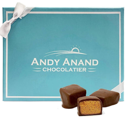 Andy Anand Honeycomb Milk Chocolate 1 lb – Crafted with 60% Chocolate (Cocoa Butter), Gourmet Chocolate Gift Box