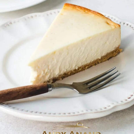 Andy Anand Luxurious New York Style Cheesecake 9" | Handcrafted, Freshly Baked, The Best Cheesecake - Made with Fresh Ingredients and Love (2 lbs)
