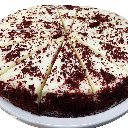 Andy Anand Red Velvet Cheesecake 9" Freshly Baked Classic Cheesecake - A Timeless Dessert for Any Occasion (2 lbs)