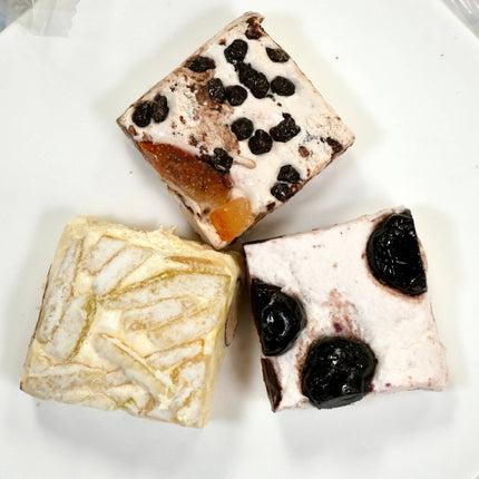 Andy Anand Roasted Almond Nougat Turron Candy-Brittle & Soft Nougat with Cherry, Chocolate Orange & Lemon, 20 bite-sized Turron Candy - A Traditional Spanish Treat - 7 Oz