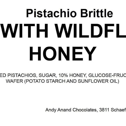 Andy Anand Roasted Pistachio Nougat Turron - Homemade Style brittle soft nougat Turron - A Delicious and Healthy Treat, Amazing-Delicious-Decadent 7 Oz