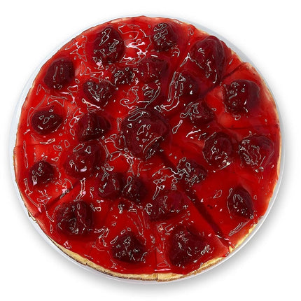Andy Anand Strawberry Swirl Cheesecake 9" - Decadent Dessert No Bake Required Homemade Cheese Cakes Gift (3.4 lb)