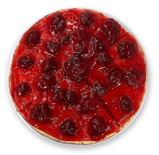 Andy Anand Strawberry Swirl Cheesecake 9" - Decadent Dessert No Bake Required Homemade Cheese Cakes Gift (3.4 lb)