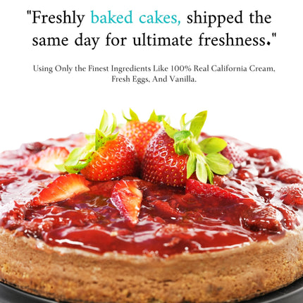 Andy Anand Sugar Free Chocolate Strawberry Cheesecake 9" with Real Chocolate Truffles: Unforgettable Taste, Best Cheese Cake For Celebrations & Diabetic Dessert Lovers (2.8 lbs)