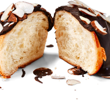 Andy Anand Dark Chocolate Almond Croissants Cake, 10 Pcs Handcrafted Guilt-Free Treats 2 lbs