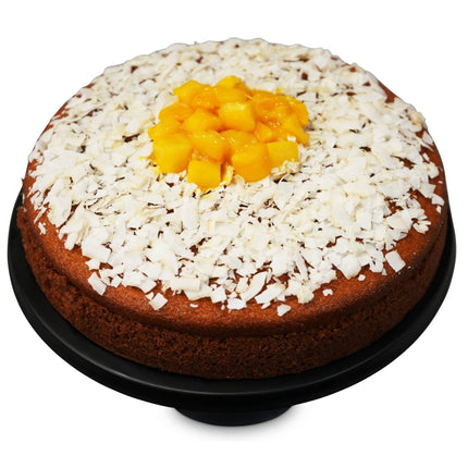 Andy Anand Sugar Free Coconut Cake - Mango Dessert 2.5 lbs a moist Mango delight infused with rich Coconut and fresh Mango