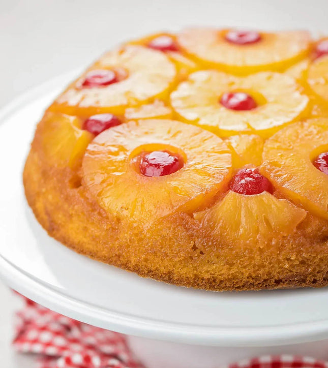 Andy Anand Sugar Free Pineapple Upside Down Cake 9" - Freshly Baked in Homemade Style Cake Recipe (2.6 lbs)