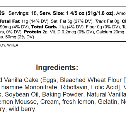 Andy Anand Sugar Free Strawberry Mousse Cake (3 lbs) - Enjoy the amazing taste of a classic strawberry mousse cake without the sugar! Perfect for guilt-free celebrations