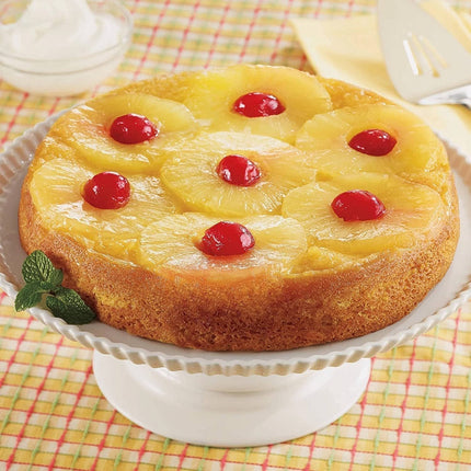 Andy Anand Traditional Pineapple Upside Down Cake 10" - Freshly Baked Homemade Style Cakes For Sale, Delight in Every Bite (2.6 lbs)