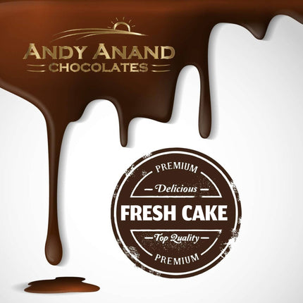 Andy Anand Sugar Free Pineapple Chocolate Croissant Cake Dessert 2.5 lbs, chunks of Pineapple on Flaky Croissant Cake