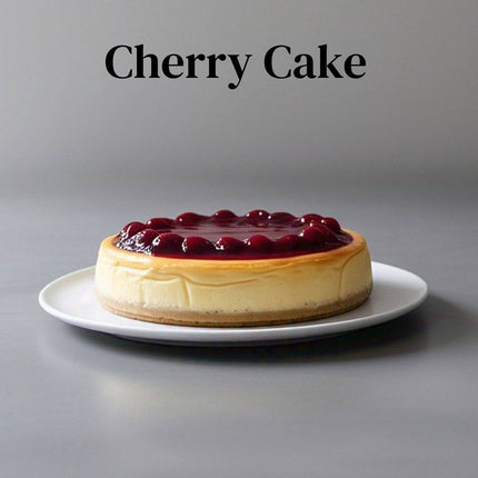 Andy Anand Delicious Cherry Cake 9" - Made in traditional way - Hand Decorated Birthday Cakes For Delivery - Bursting with Flavor and Irresistible Taste - 2.9 lbs